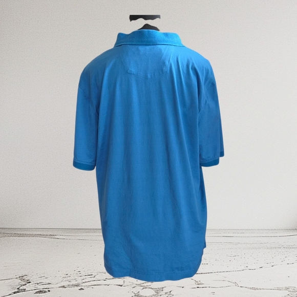 Robert Graham Vibrant Blue Polo Shirt Size XL - Picture 2 of 6